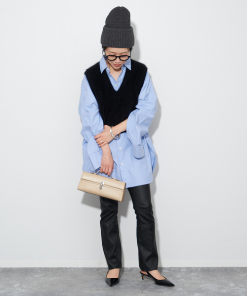 plage（プラージュ）の「Cashmere Mix Fur ベスト（ベスト）」 - WEAR