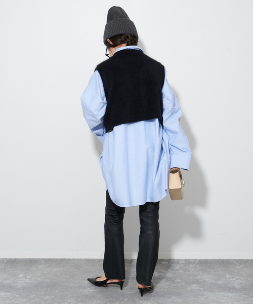 plage（プラージュ）の「Cashmere Mix Fur ベスト（ベスト）」 - WEAR