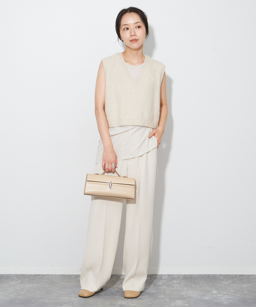 plage（プラージュ）の「Cashmere Mix Fur ベスト（ベスト）」 - WEAR