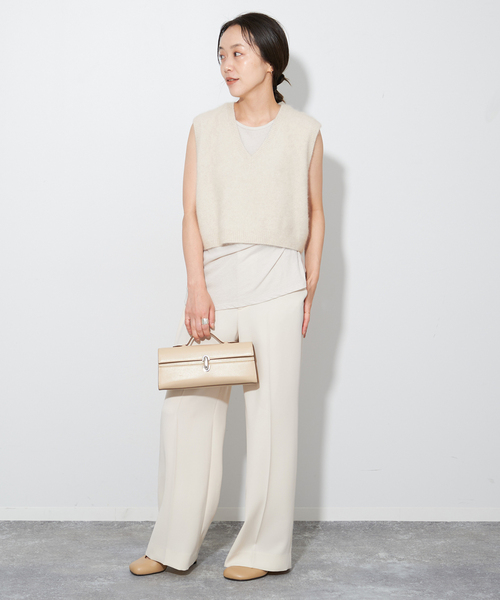 plage（プラージュ）の「Cashmere Mix Fur ベスト（ベスト）」 - WEAR