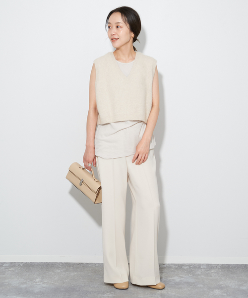 plage（プラージュ）の「Cashmere Mix Fur ベスト（ベスト）」 - WEAR