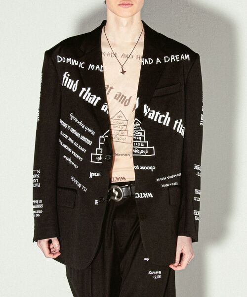セール】DAIRIKU / ダイリク 'TATTOO'Printed Tailored Jacket