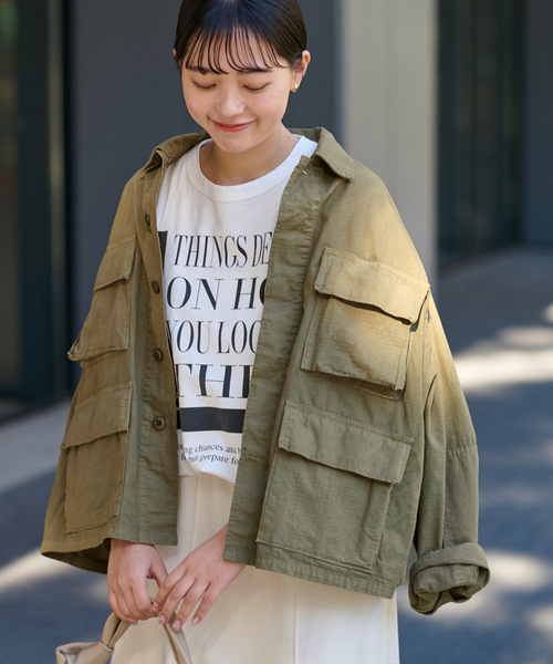 FRAMeWORK（フレームワーク）の「【TOP KHAKI/トップカーキ】BDU SHIRT