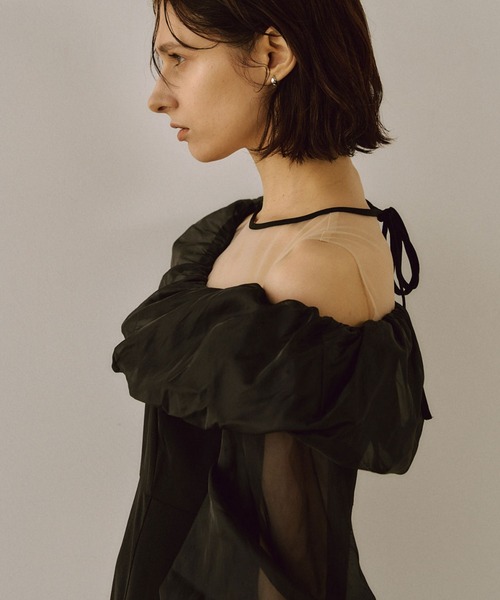 LE'RURE（リルアー）の「Off shoulder balloon dress（ドレス）」 - WEAR