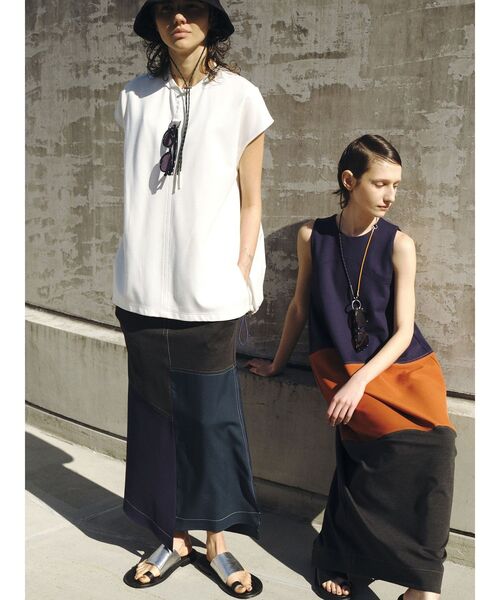 UN3D.（アンスリード）の「COLOR BLOCK COCOON OP / カラーブロック