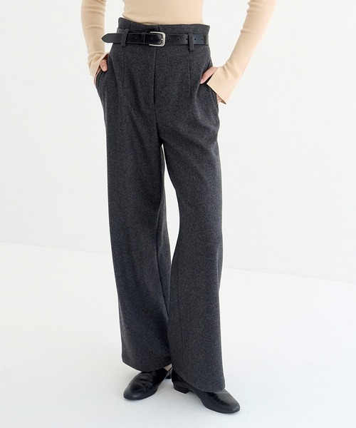 セール】HIGH WAIST WIDE PANTS（その他パンツ）｜CLANE（クラネ）の