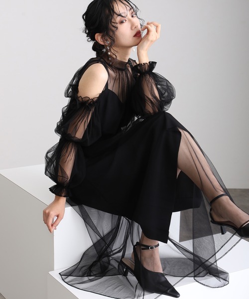 低身長用サイズあり】同窓会ビスチェお呼ばれ結婚式オケージョンドレス