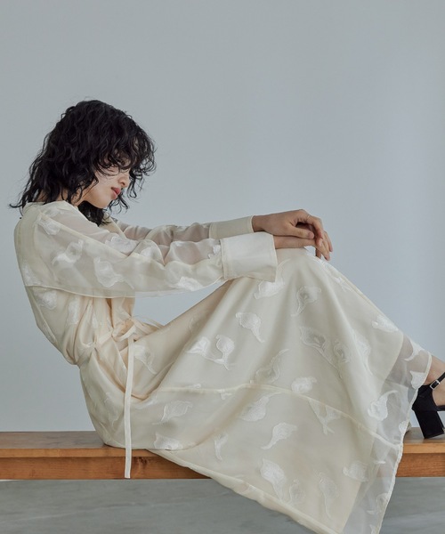 オパールシャツワンピースパーティードレス 結婚式 二次会 同窓会