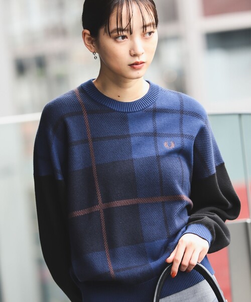 Ray BEAMS（レイビームス）の「FRED PERRY / 別注 Tartan Jumper