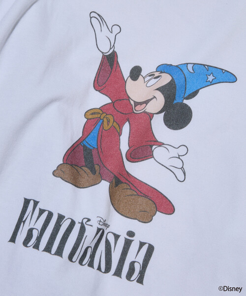 セール】【DISNEY FANTASIA】 ビッグ フロント プリントロンT/ミッキー