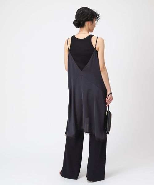 レースドッキングキャミワンピース（ワンピース）｜AP STUDIO