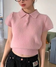 パフスリーブ」に該当するトップス（ピンク/桃色系）ファッション通販