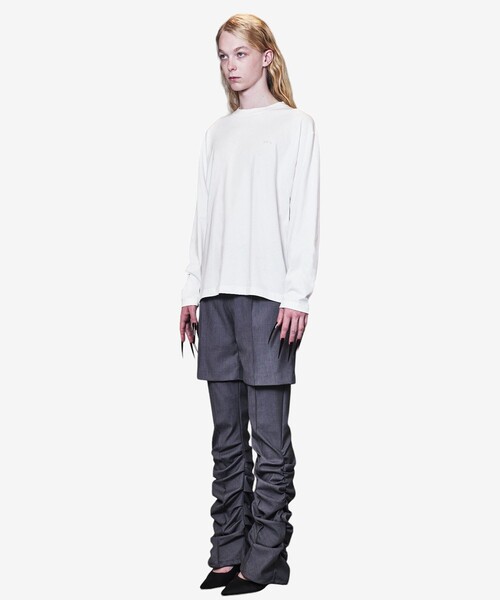 POOLDE/プールデ】Layered Trousers/レイヤードトラウザーパンツ