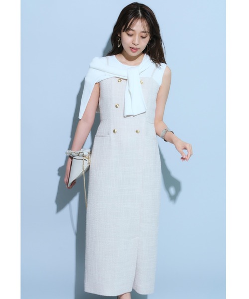 JUSGLITTY（ジャスグリッティー）の「テーラリングキャミワンピース