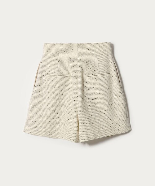 EMMEL REFINES＞EM ノットツイードライク ショートパンツ（スラックス