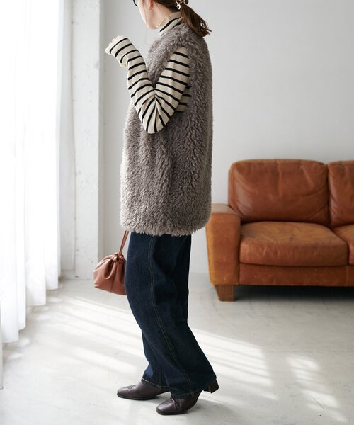 セール】【WEB限定】プードルベスト（ベスト）｜DISCOAT（ディスコート