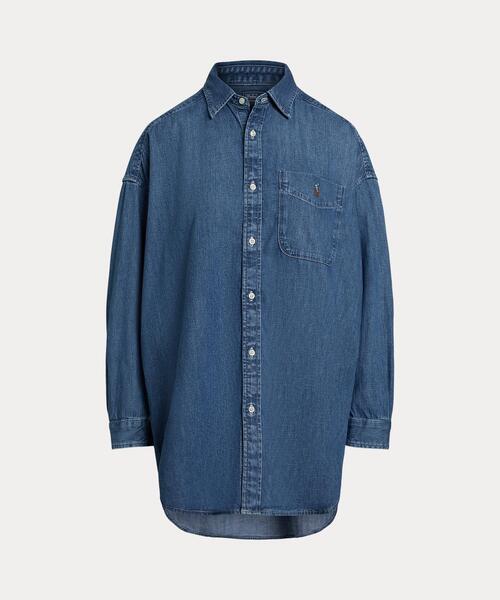 オーバーサイズ デニム シャツ（シャツ/ブラウス）｜POLO RALPH LAUREN