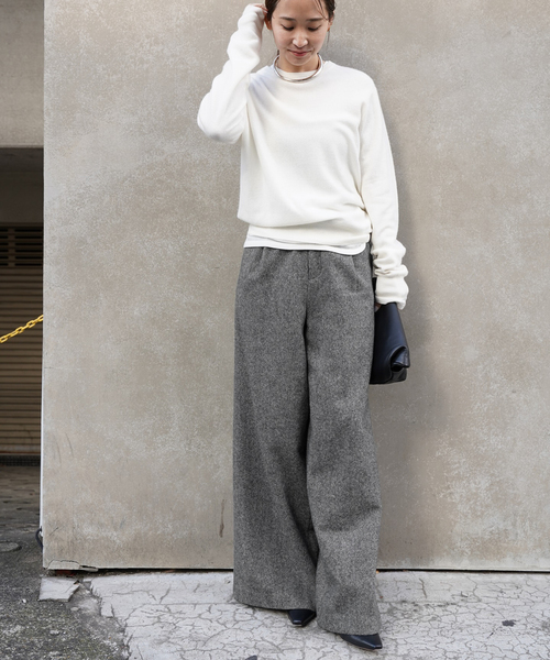 CELERI（セルリ）の「CELERI TWEED パンツ（スラックス）」 - WEAR