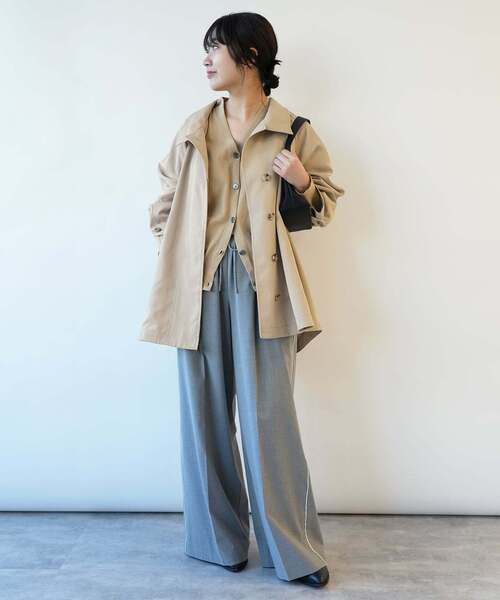 WEB限定/追加3》撥水テントラインコート（その他アウター）｜SLOBE