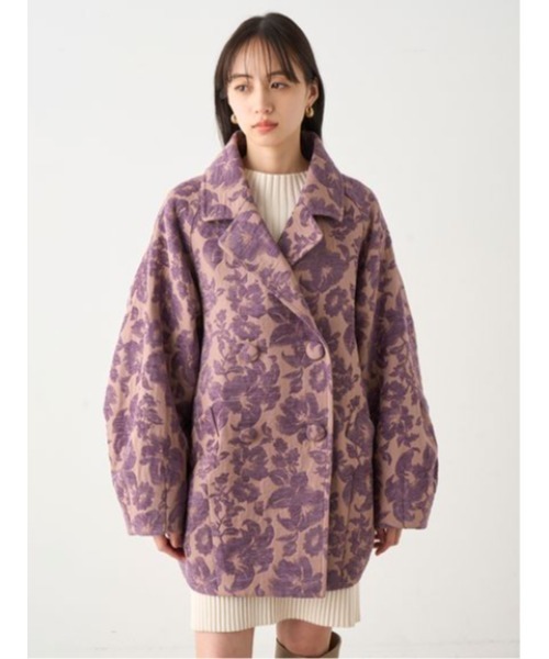 SNIDEL（スナイデル）の「ジャガードミドルコート（その他アウター