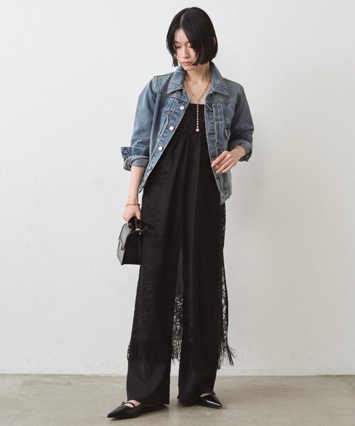 レースキャミワンピース（ワンピース）｜LOUNGEDRESS（ラウンジドレス