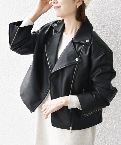 SHIPS any（シップス エニィ）の「SHIPS any: フェイク レザー