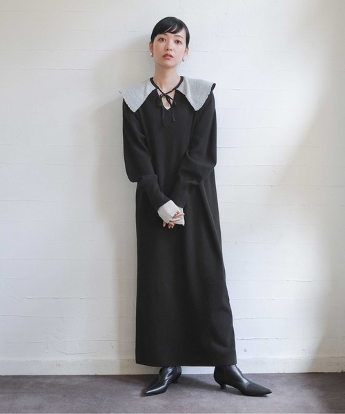 LOWRYS FARM（ローリーズファーム）の「エリツキソデシアーニット