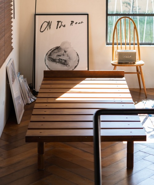 ベッド/天然木すのこ OSMOS シングル（家具）｜EMOOR（エムール）の