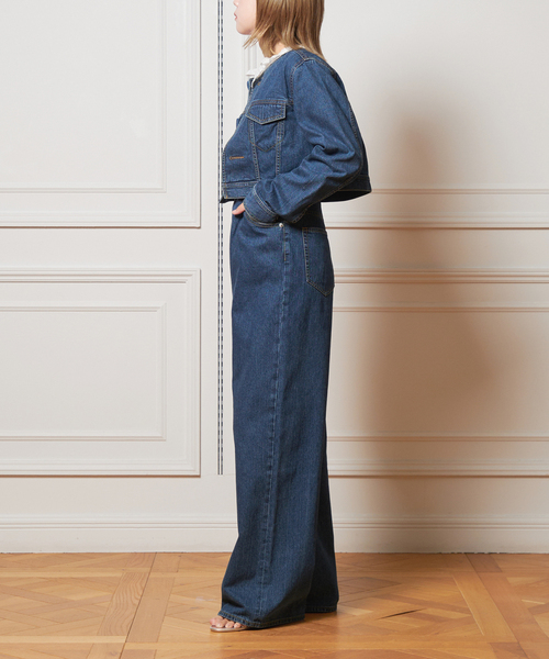 IENA LA BOUCLE ハイエストウエストデニムパンツ（デニムパンツ