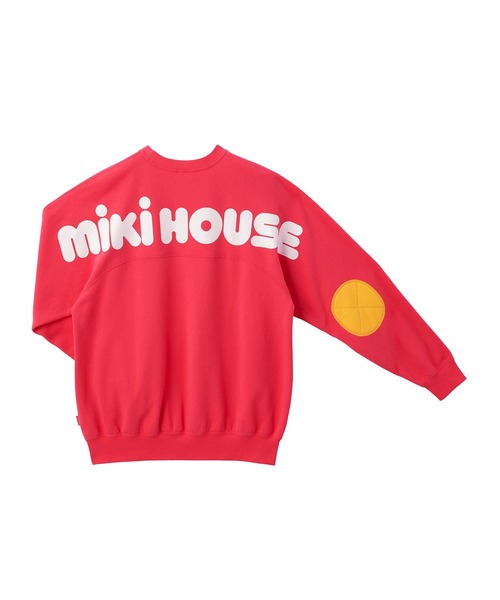 WEB限定】バックロゴトレーナー（大人用）（スウェット）｜MIKI HOUSE