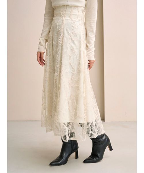 セール】エンブロイダリースカート（スカート）｜SNIDEL（スナイデル