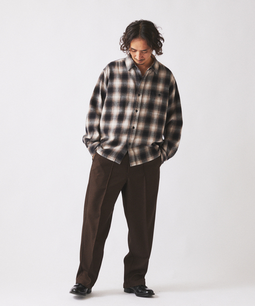 Dickies / ジャーナル 別注 ピンタック ワイドスラックス 野村訓市