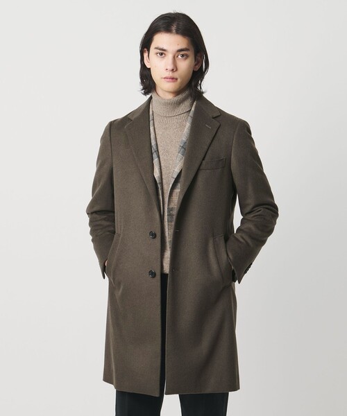 ウール カシミヤ ビーバーチェスターコート（チェスターコート