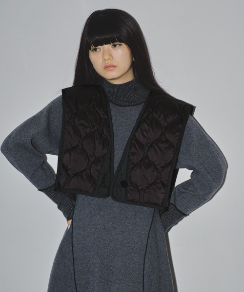 TODAYFUL（トゥデイフル）の「キルティングショートベスト（ベスト