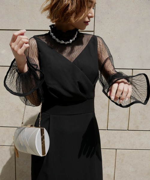 My shawty（ﾏｲｼｬｳﾃｨｰ）の「moana lace pencil dress（ドレス）」 - WEAR