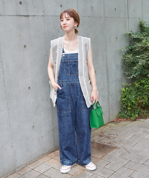 B.C STOCK（ベーセーストック）の「リーンフレアOVERALL（サロペット