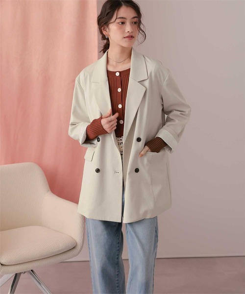 セール】ダブルテーラードジャケット（テーラードジャケット