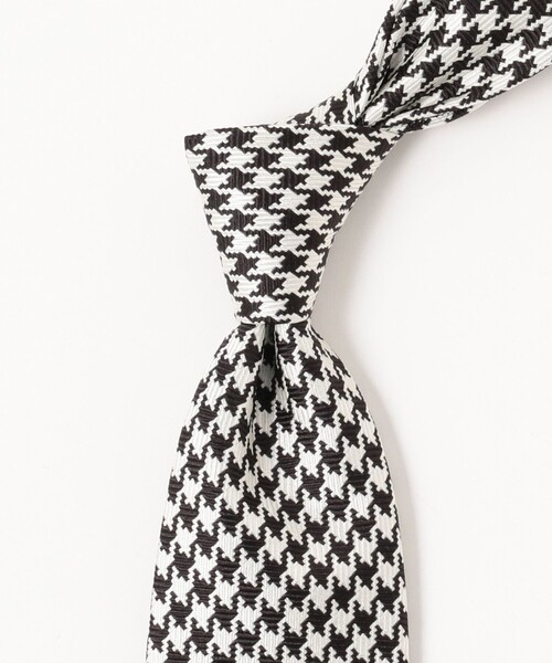 JOHN COMFORT / フォーマル ビッグ ハウンドトゥース ネクタイ
