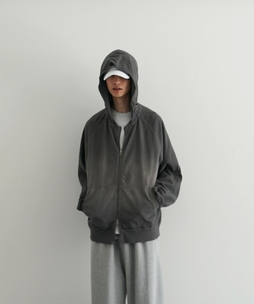 SAN SAN GEAR Washed hoodie zip-up（パーカー）｜SAN SAN GEAR