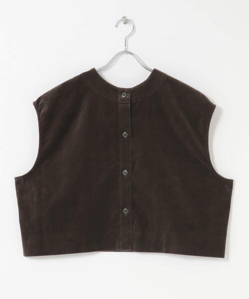 かぐれ（カグレ）の「コットンベルベット2WAYベスト（ベスト）」 - WEAR