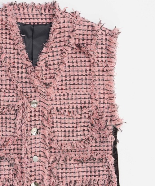 MAISON SPECIAL（メゾンスペシャル）の「Tweed Vest/ツイードベスト