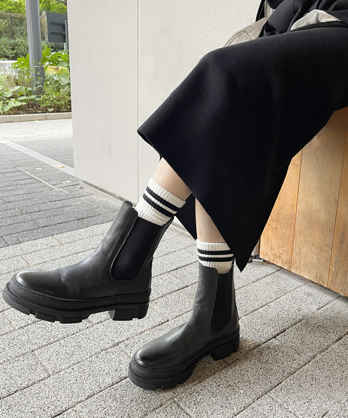 REMME（レメ）の「≪追加≫【REMME /レメ】サイドゴアブーツ（ブーツ