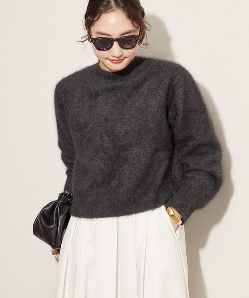 plage（プラージュ）の「Fur Back Open プルオーバー（ニット/セーター