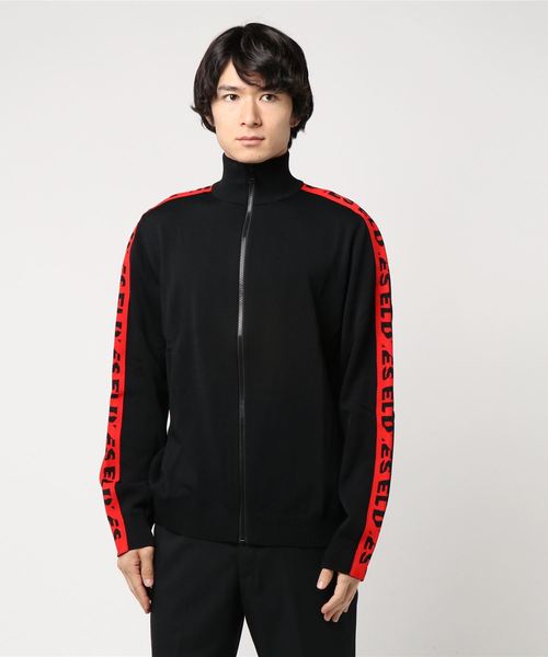 DIESEL（ディーゼル）の「メンズ ニット ジップアップニット