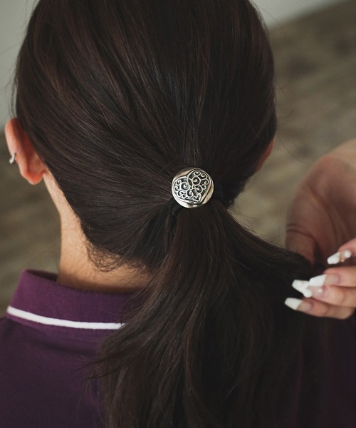 BEAMS EXCLUSIVE】Concho Button with Hair Tie（ヘアゴム）｜BILL