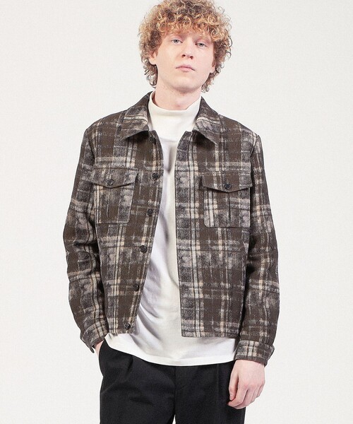 caban（キャバン）の「□CABaN コットンジャカード ブルゾン（ダッフル