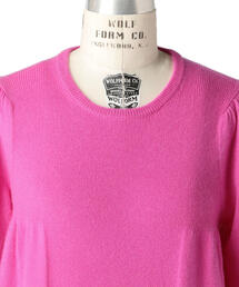 Drawer（ドゥロワー）の「Drawer 14Gカシミヤリブギャザークルーネック