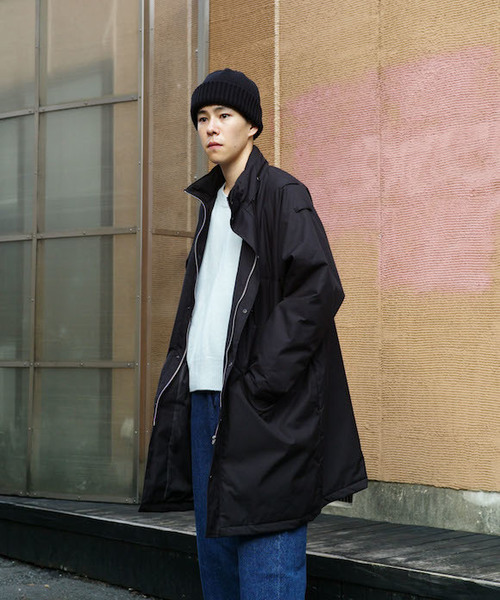 AURALEE（オーラリー）の「AURALEE FINX NYLON OX BATTING HOODED COAT