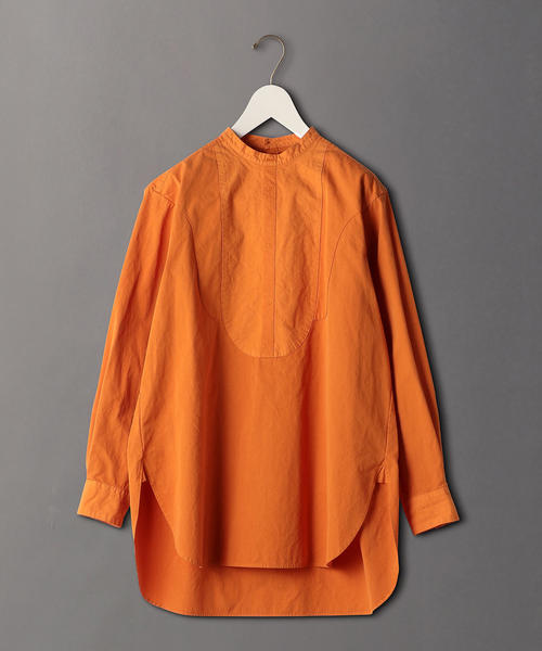 6（ロク）の「＜6(ROKU)＞BAND COLLAR SHIRT/シャツ（シャツ/ブラウス