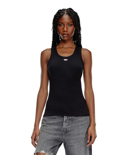 02046 DIESEL ディーゼル タンクトップ Dロゴ ハート 02046-4 DIESEL